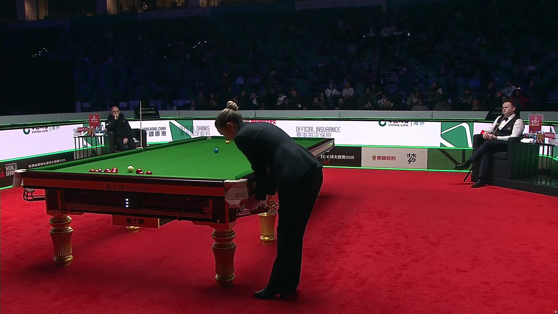 巴里·霍金斯VS肖恩·墨菲 2025斯诺克世界大奖赛 清流