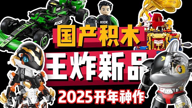 国产积木王炸新品25年开年神作❗️好看好玩