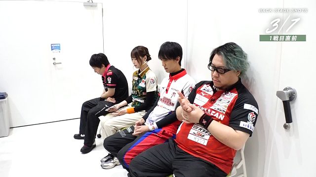 MLeague2024-25赛季3月7日选手后台视角