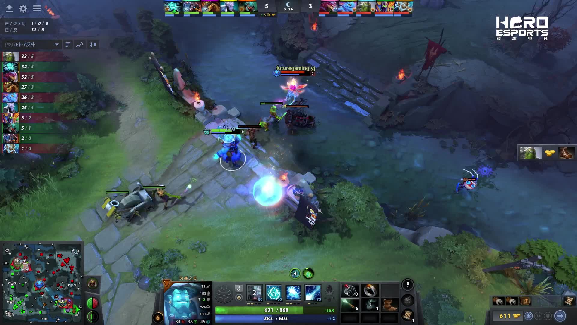 OF vs FG 英雄亚冠联赛AECC线上海选赛第一周
