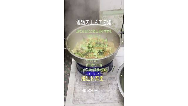 一路陪伴的只有面条我与它