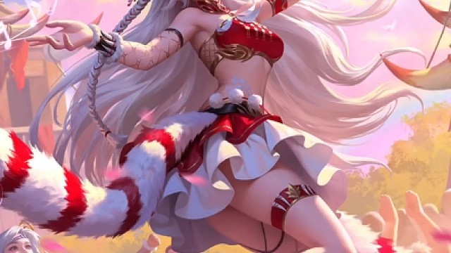 白毛、兽角、兽尾、萝莉还是蛮族的，要素齐全允许起飞，你是我见过最美的蛮族女孩