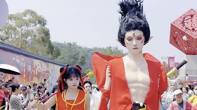 阳春三月，哪吒天团邀您来东莞观音山游园赏景，接福接财接好运