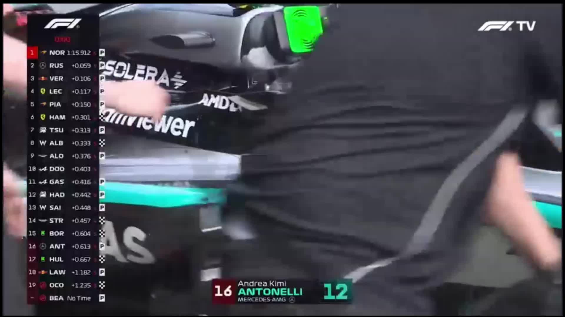 F1 2025澳大利亚排位赛集锦