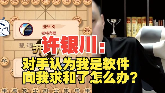 许银川：对手怀疑我是软件，向我求和怎么办？