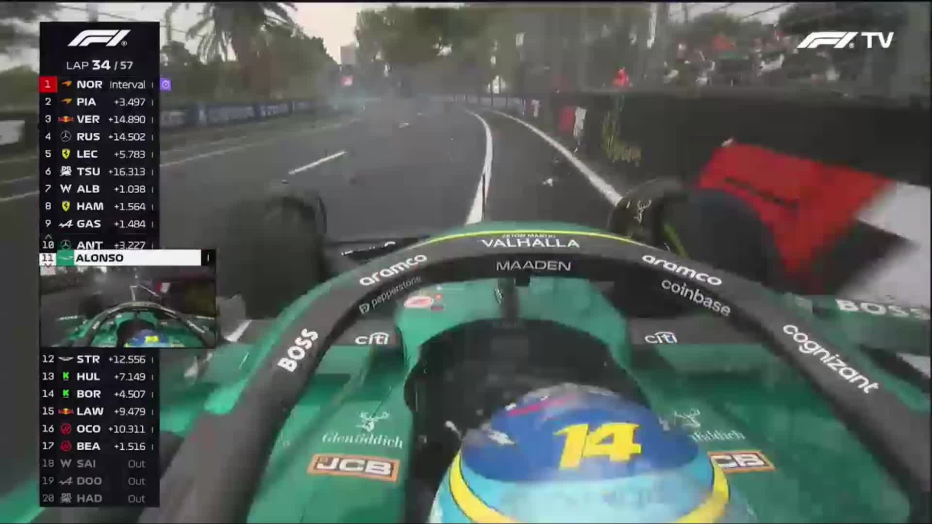 F1 2025澳大利亚正赛集锦
