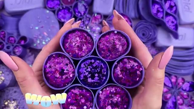 紫色系列解压视频