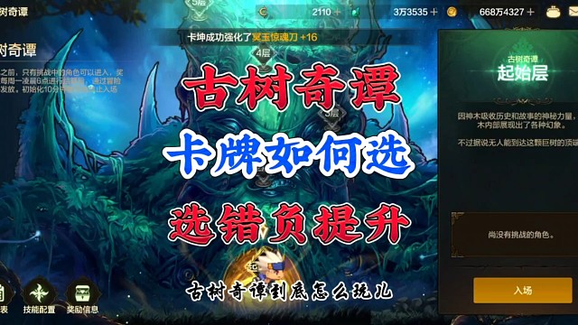 古树奇谭卡牌到底如何选？
