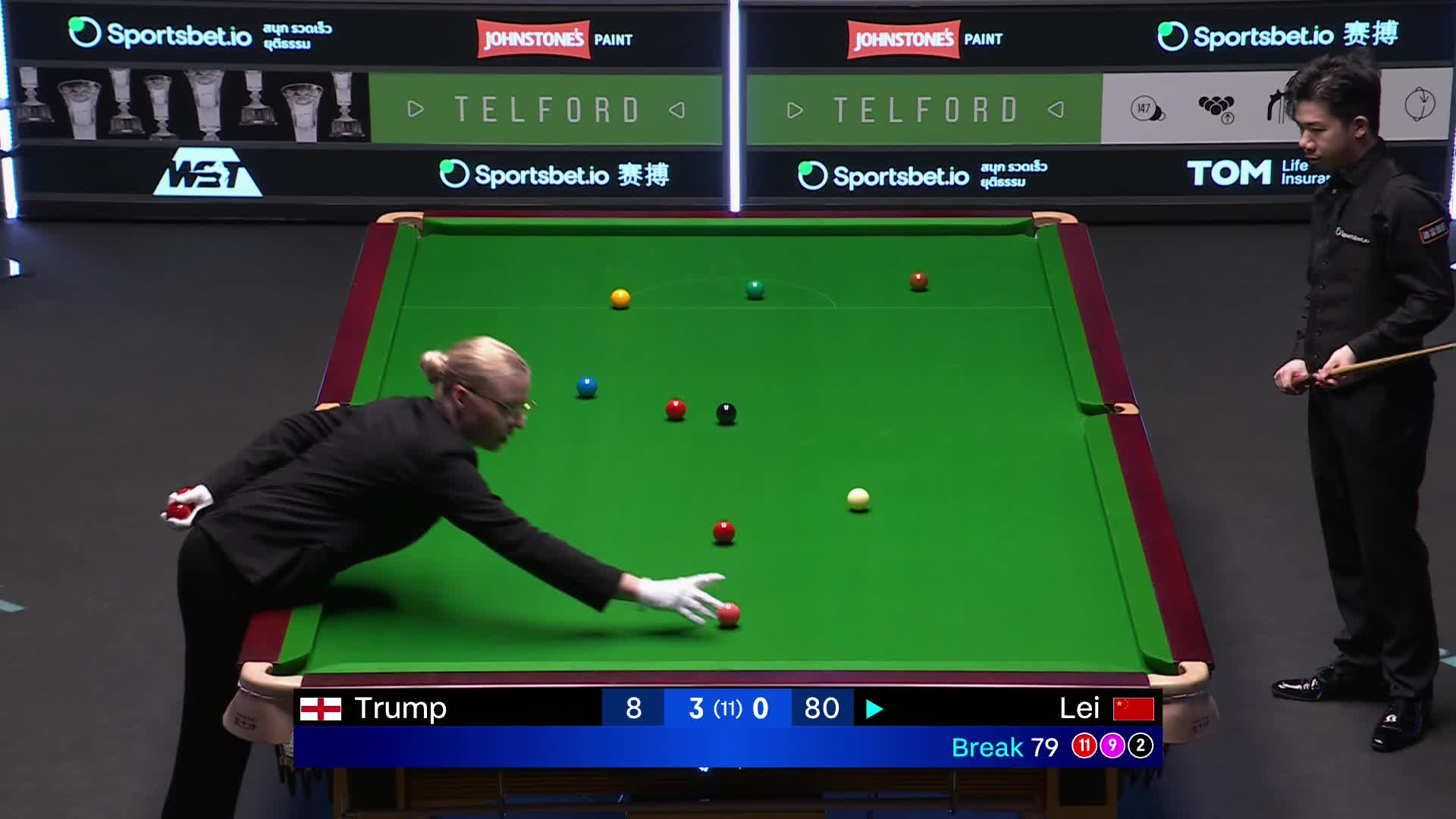贾德·特鲁姆普VS雷佩凡 2025斯诺克球员锦标赛 清流