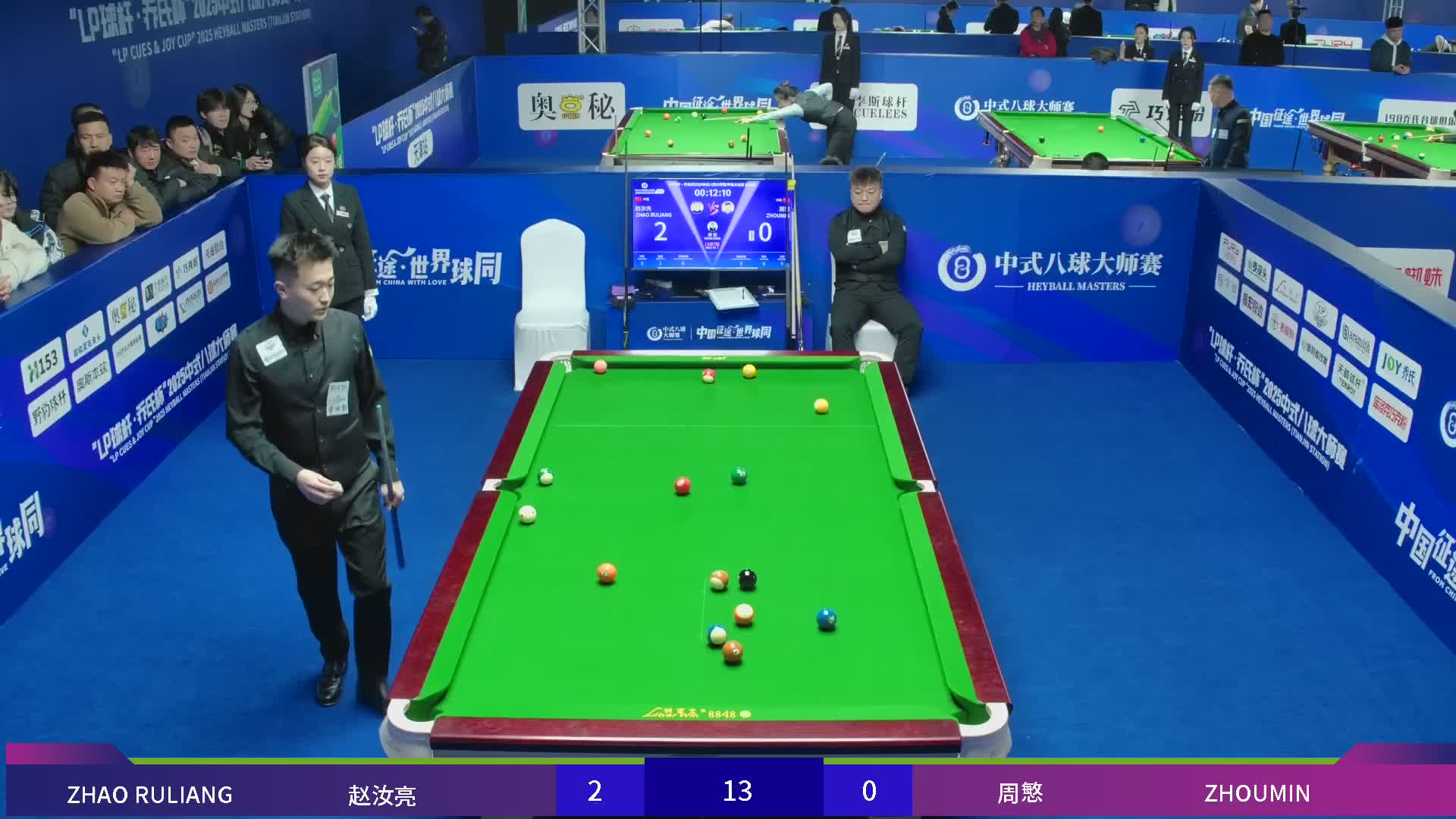 [直播]乔氏-2025中式八球大师赛-TV2