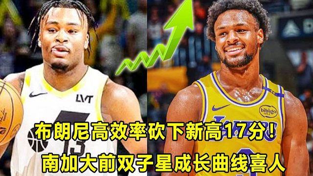 【Terry】拿批评当动力，布朗尼高效砍下生涯新高17分！南加大前双子星本赛季成长曲线喜人！