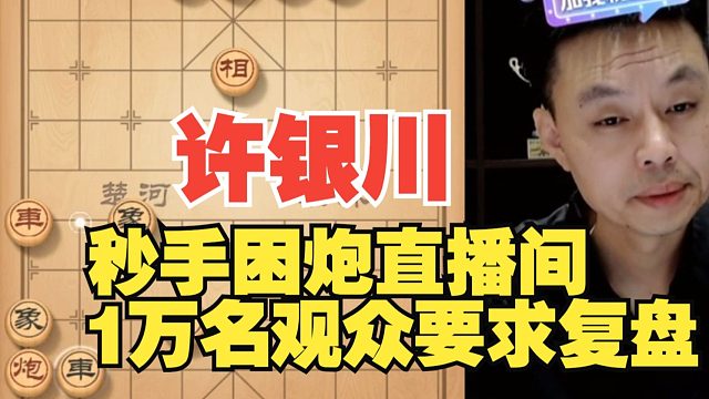 许银川秒手困炮，观众强烈要求复盘