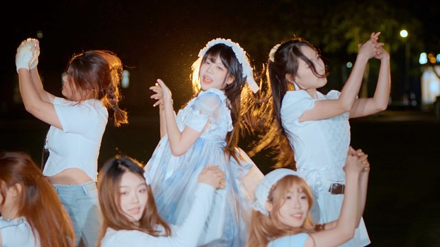 gpt美晕！stayc 华工大学城随舞 逆光大片