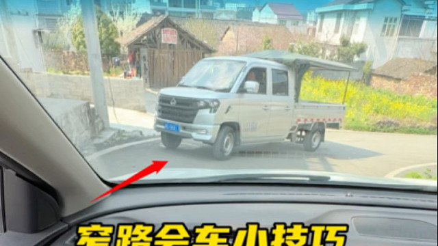 新拿到驾照的朋友，会车时候总是害怕会刮蹭别人，分享几个技巧给你#驾驶技巧