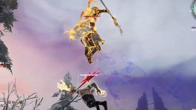 今天我遇到个刀很硬的岳山，不过还好他开大了