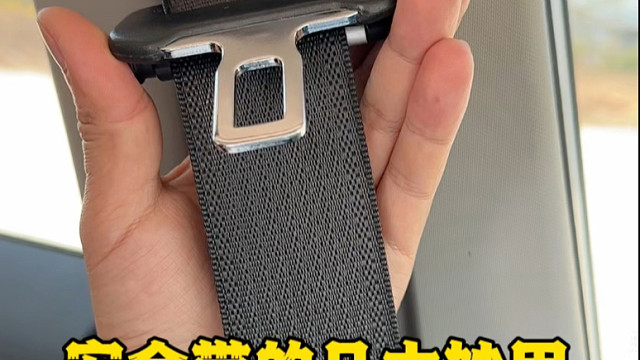 安全带的知识，选二手车的时候可以检查安全带底部 有没有发霉或者泥沙 #汽车知识