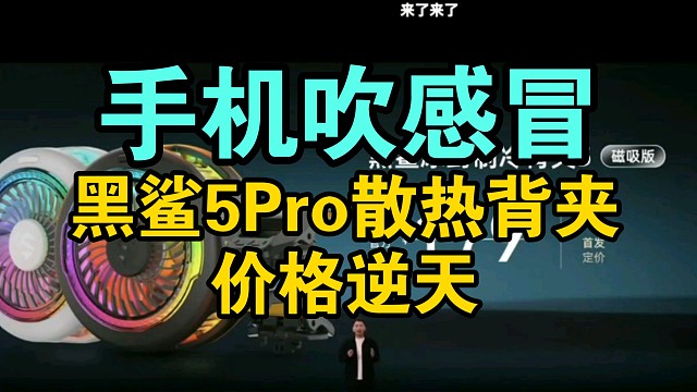 【价格逆天】黑鲨5Pro手机散热背夹价格公布弹幕炸裂！香吗？