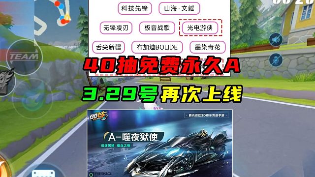 40抽免费必得永久A，3月29日再次上线！