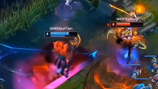 Thesong? 天神下凡后居然还有这么怂的剑魔# 英雄联盟