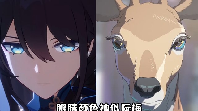 阮梅还在发力，梅花鹿眼睛神似阮梅！