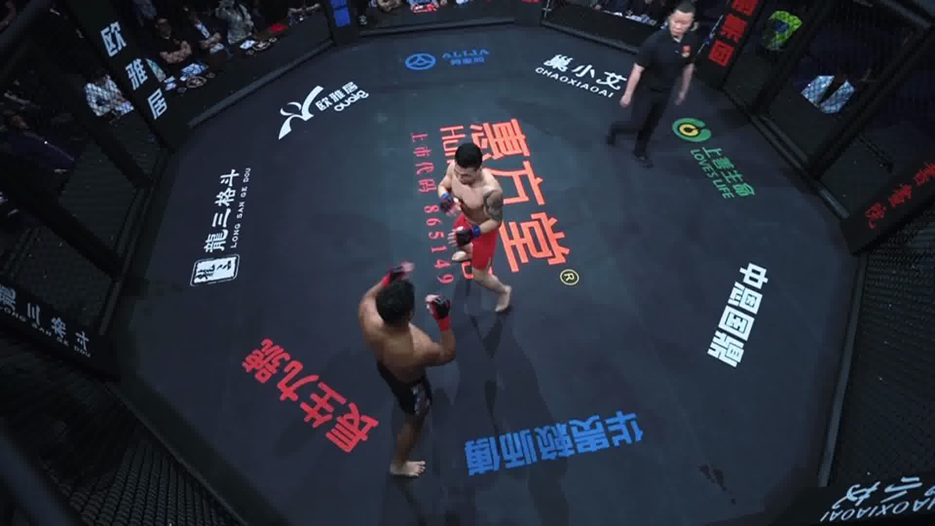 #龙三MMA 龙三格斗环球拳王巡回赛·花都站 鲁宗武vs苏顿道尔吉