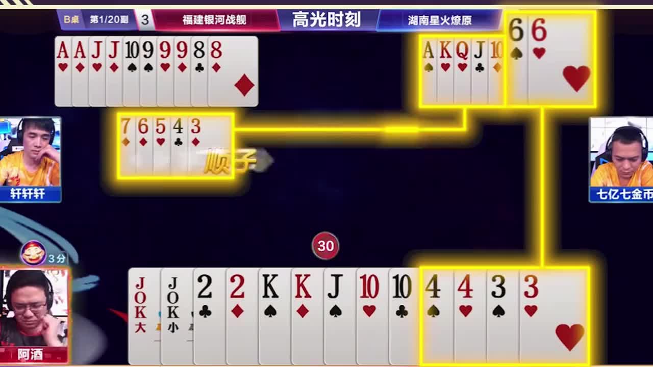 阿酒对四扭转局面