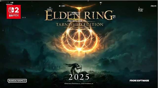 啊？《艾尔登法环》将登录Switch2，NS2于2025年6月5号发售，1080P+120帧