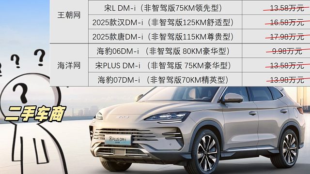 比亚迪搞限时一口价，二手车商：做个人吧！