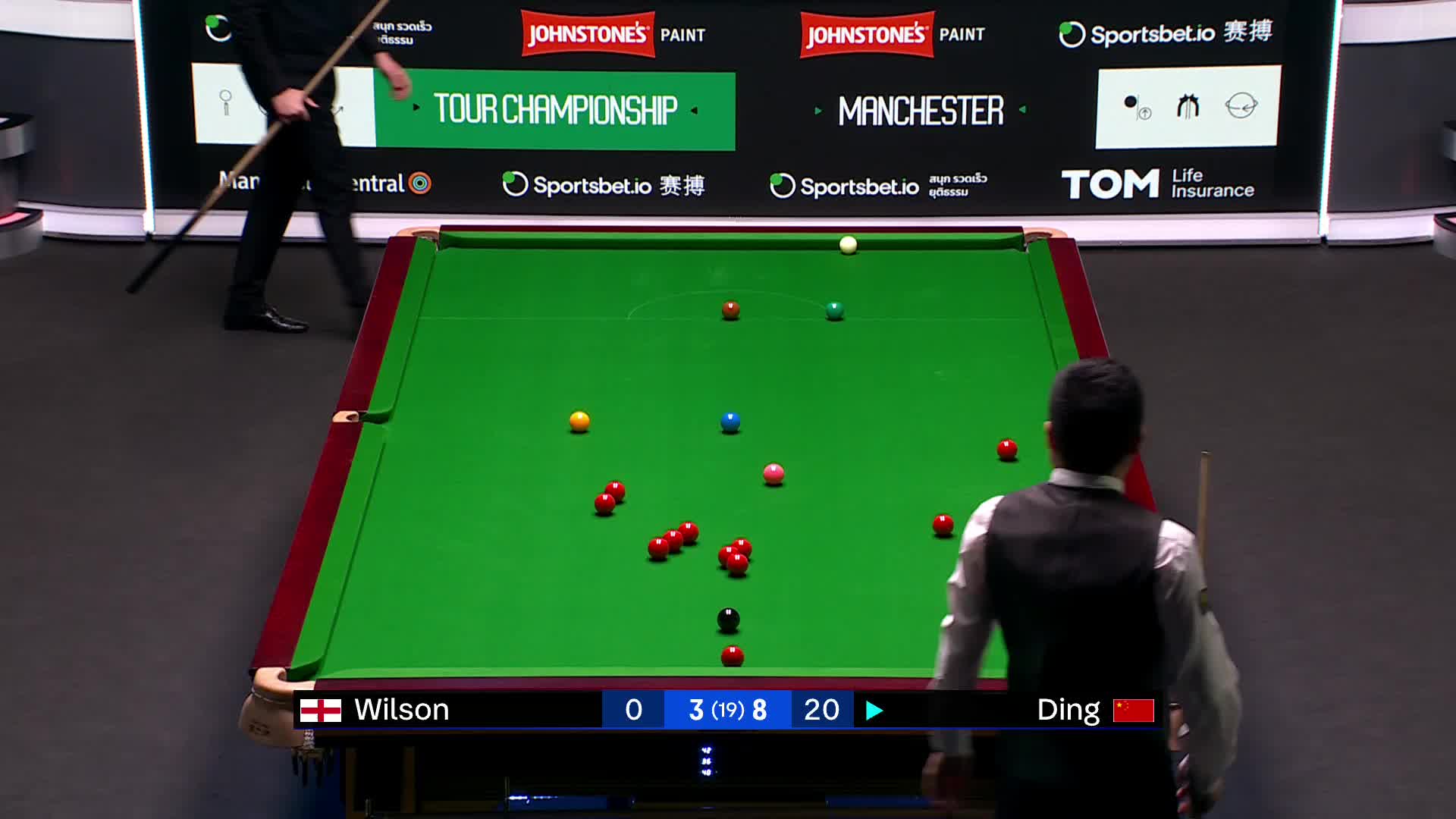 凯伦·威尔逊vs丁俊晖 2025斯诺克巡回锦标赛 第二阶段 清流