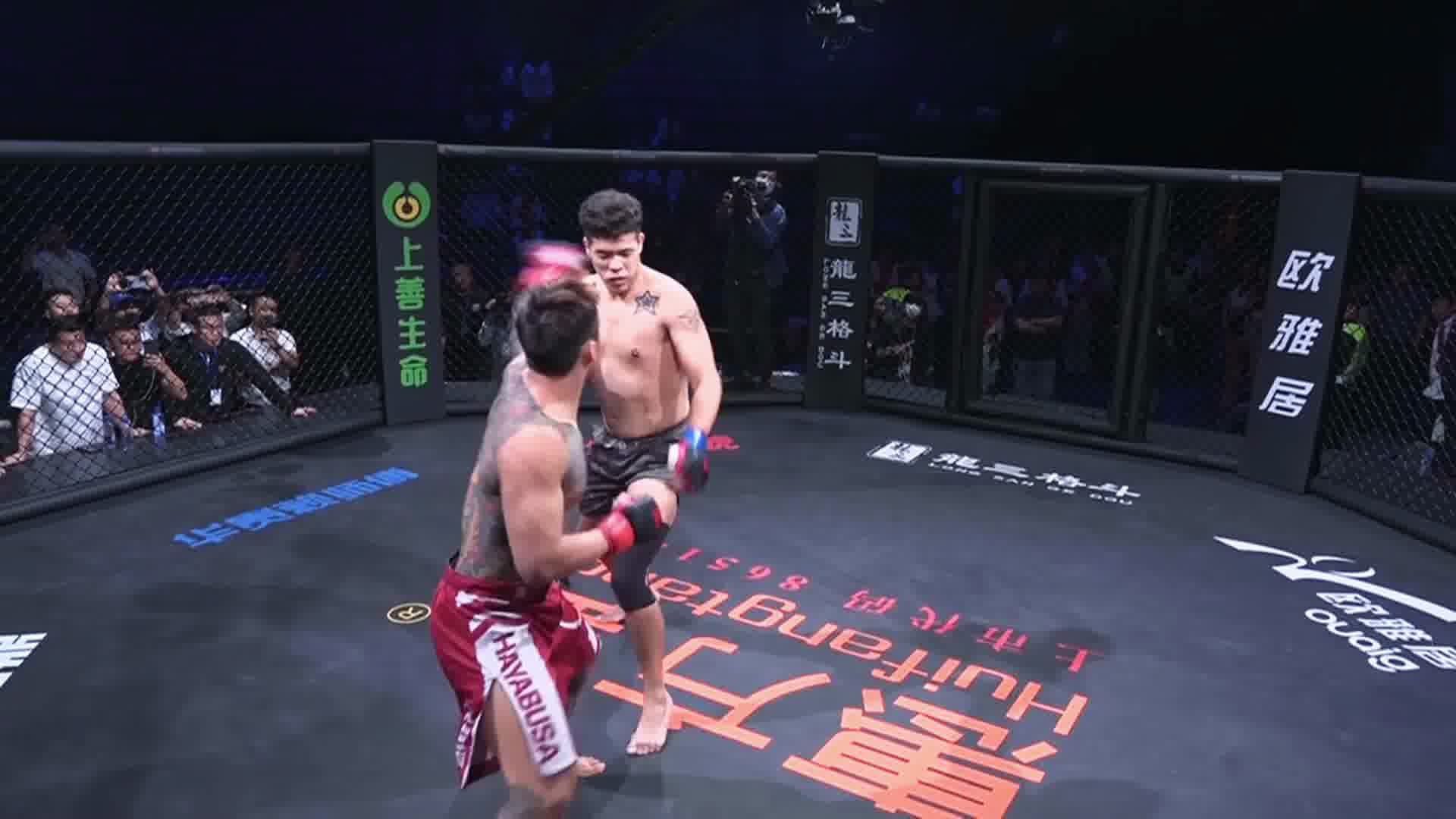 #龙三MMA 龙三格斗环球拳王巡回赛·花都站 卡赞博vs张震洋