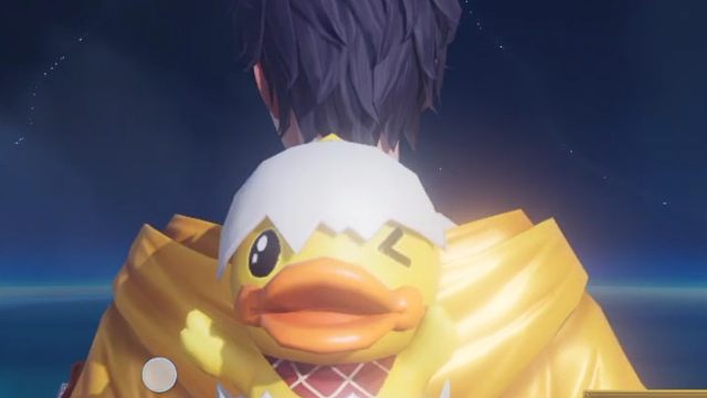 这个鸭鸭好可爱呀，虽然放在背饰上不怎么明显，但是放大之后真的好可爱