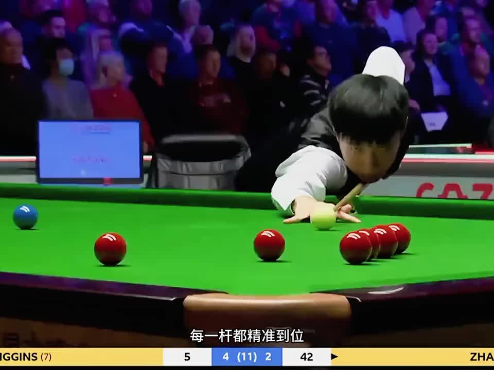 夺冠最关键一战，赵心童逆天准度漏头就打，希金斯：有没有王法