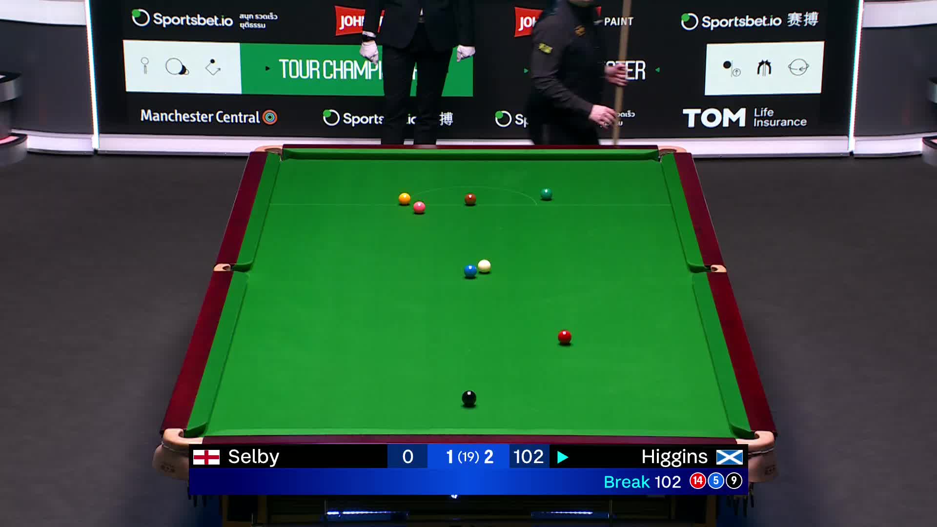 希金斯 VS 塞尔比 2025斯诺克巡回锦标赛 第一阶段 清流