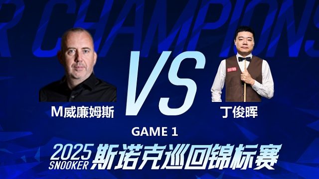 马克·威廉姆斯vs丁俊晖 2025斯诺克巡回锦标赛 第二阶段 上半场  一诺解说