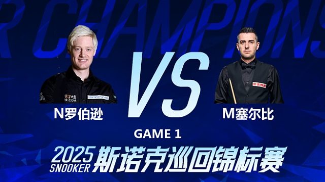 尼尔·罗伯逊vs马克·塞尔比 2025斯诺克巡回锦标赛 第二阶段 四月解说