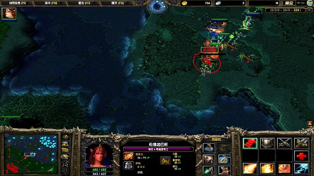 5分钟4杀影魔也送了影魔2个人头