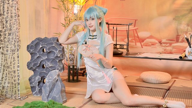 【柚子酱】cos喜欢的手办跳了咏春❀生日作