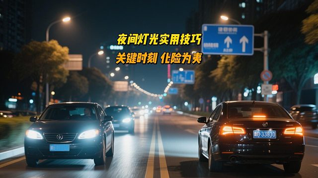 夜间开车，灯光实用技巧，关键时刻化险为夷