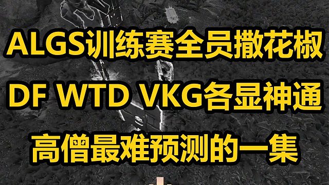 【ALGS训练赛】所有人都干了！DF/WTD/VKG 各显神通 滋宝直呼无法解说！