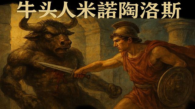 轻松看懂欧洲历史第2集，忒修斯勇斩牛头怪