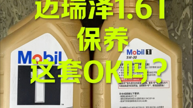 迈瑞泽保养 这机油OK吗