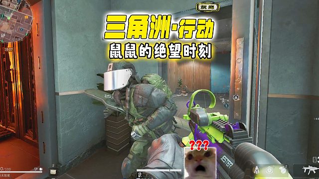 三角洲行动，鼠鼠遇到盾狗，应该怎么办？最后这个更霸道！