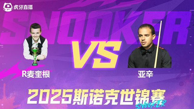 罗比·麦奎根vs哈特姆·亚辛 2025斯诺克世锦赛资格赛第二阶段 清流