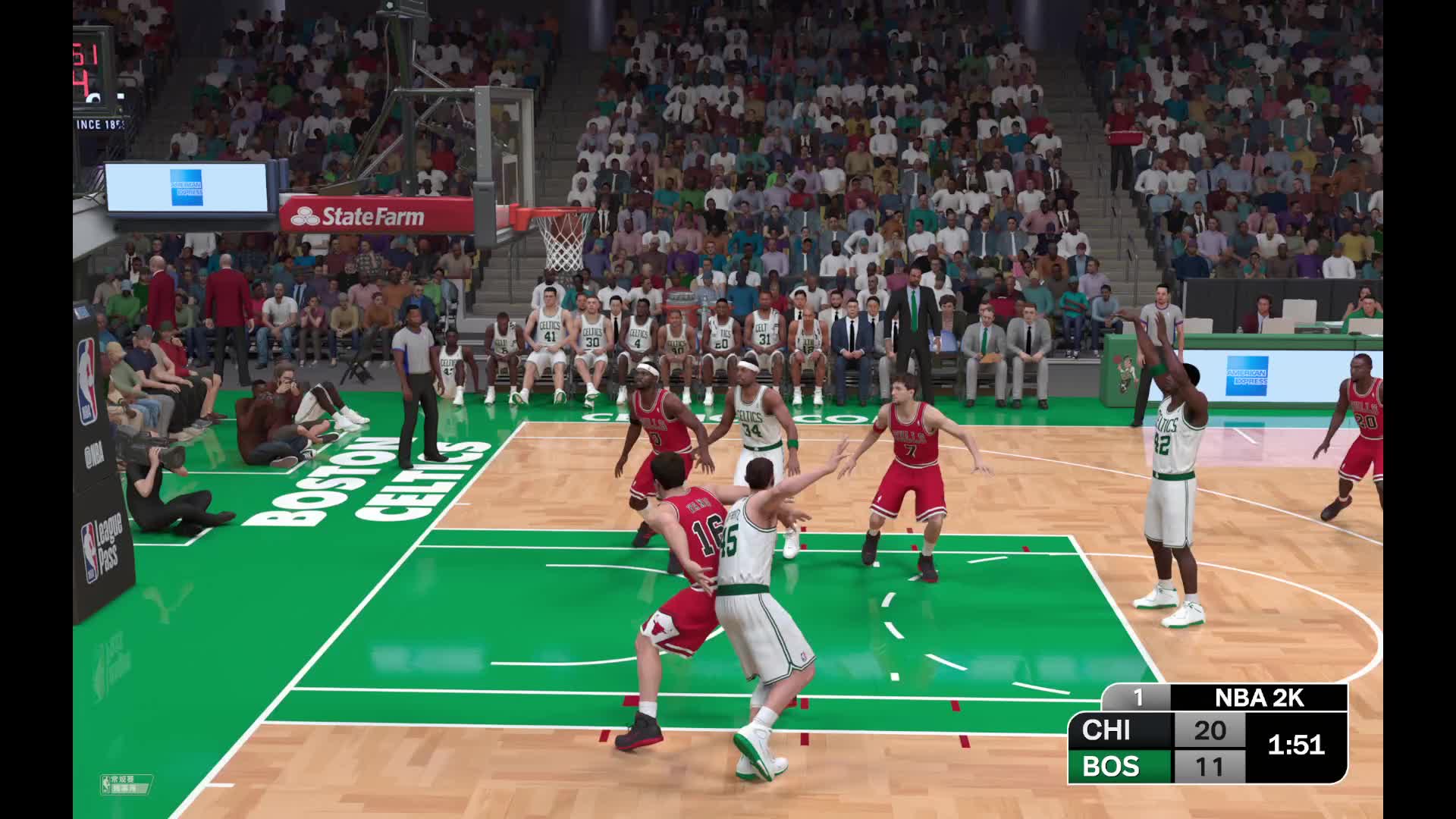 纪元1赛季-公牛vs凯尔特人 上半场 52-42