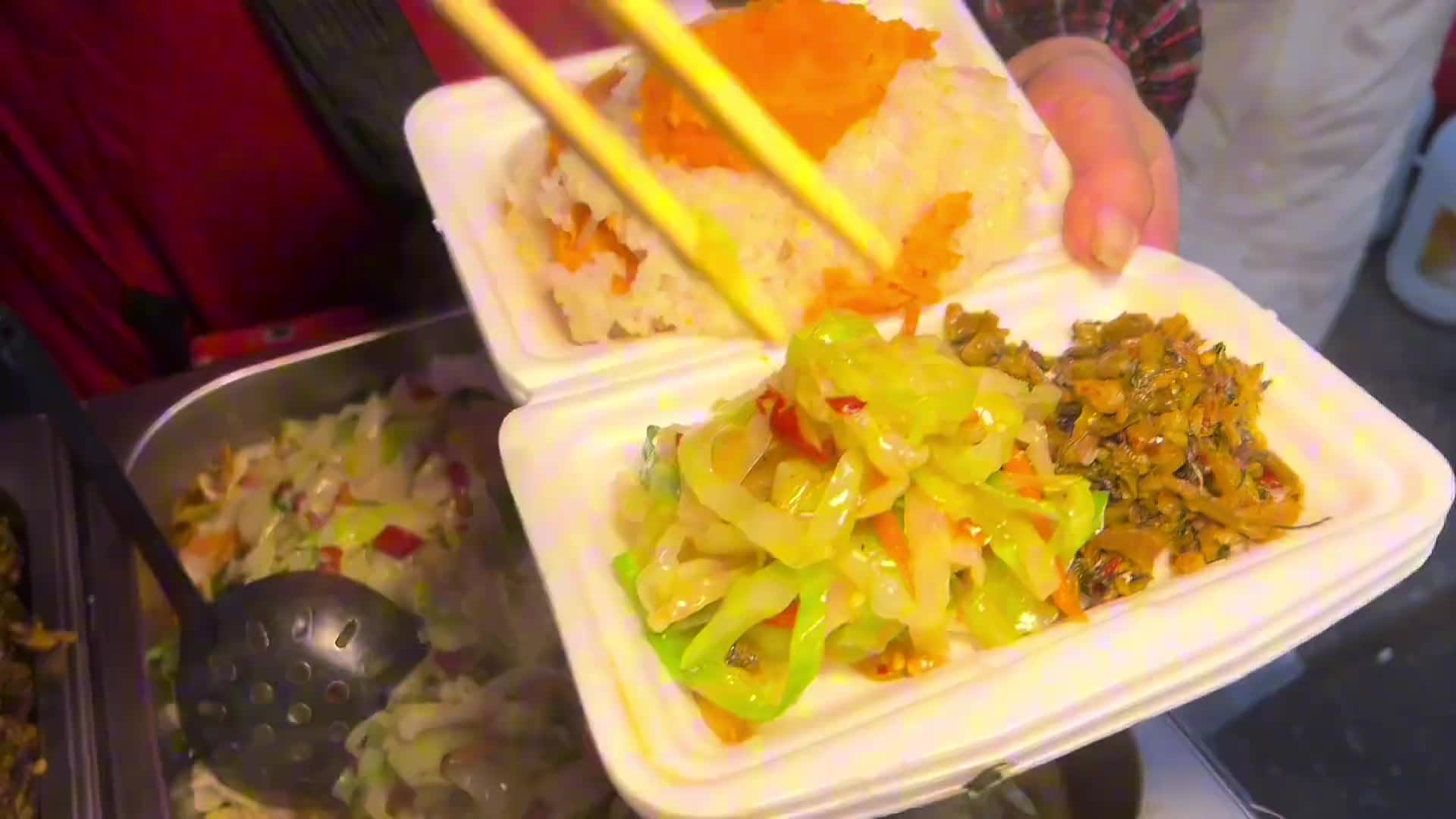 天冷了来份红薯糯米饭，热气腾腾太香了