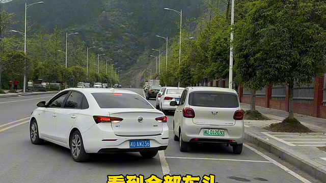 路边停车可以参考这两个点位，新手也能轻松入库#每天一个用车知识 #侧方停车