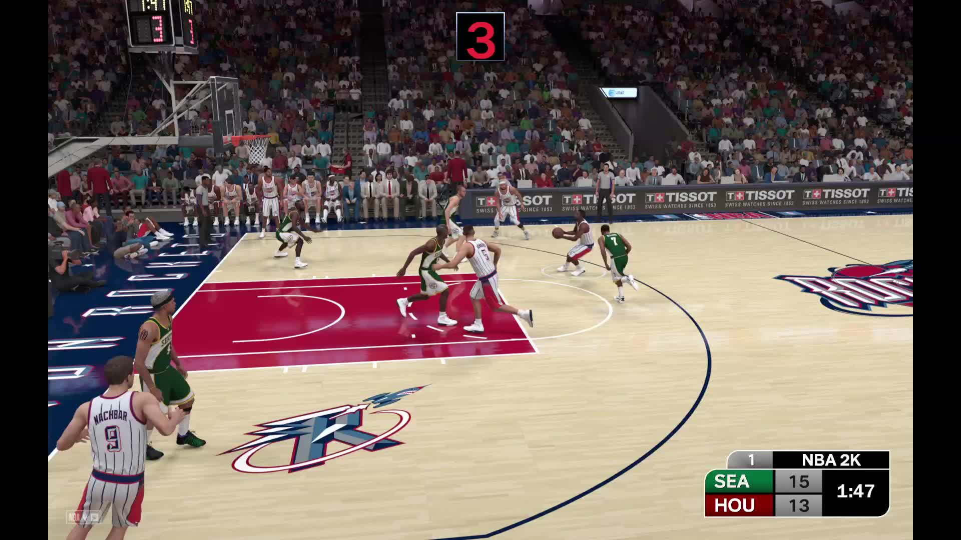 纪元K1赛季-超音速vs火箭 45-36 上半场