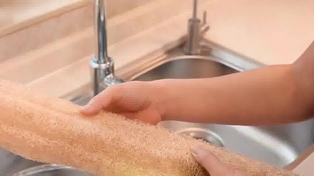 我最讨厌用丝瓜络刷碗了