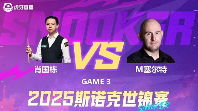 肖国栋vs马修·塞尔特 2025斯诺克世锦赛 第一阶段 清流