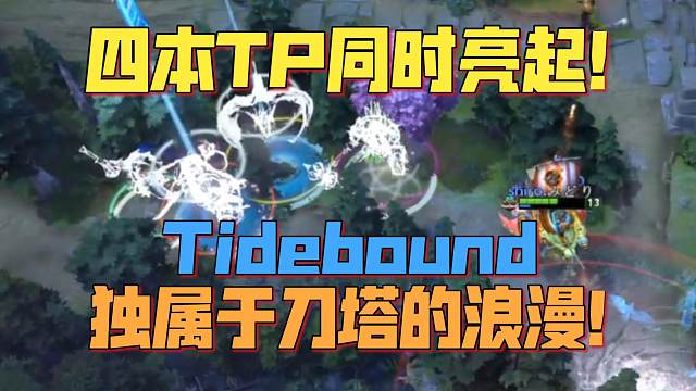 《Tidebound四本TP同时亮起！独属于刀塔的浪漫！》刀塔名画 PGL瓦拉几亚S4
